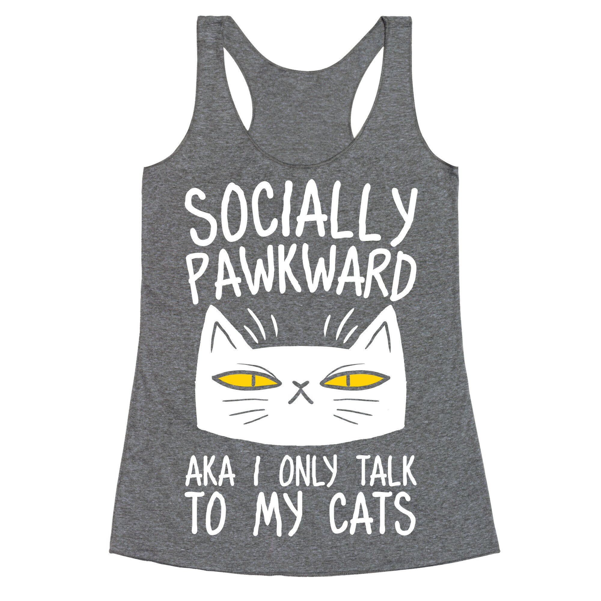 Socially Pawkward Racerback Tank
